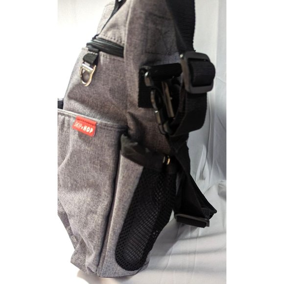 Skip Hop Messenger Diaper Bag, Duo Signature, Heather Grey - Picture 4 of 10